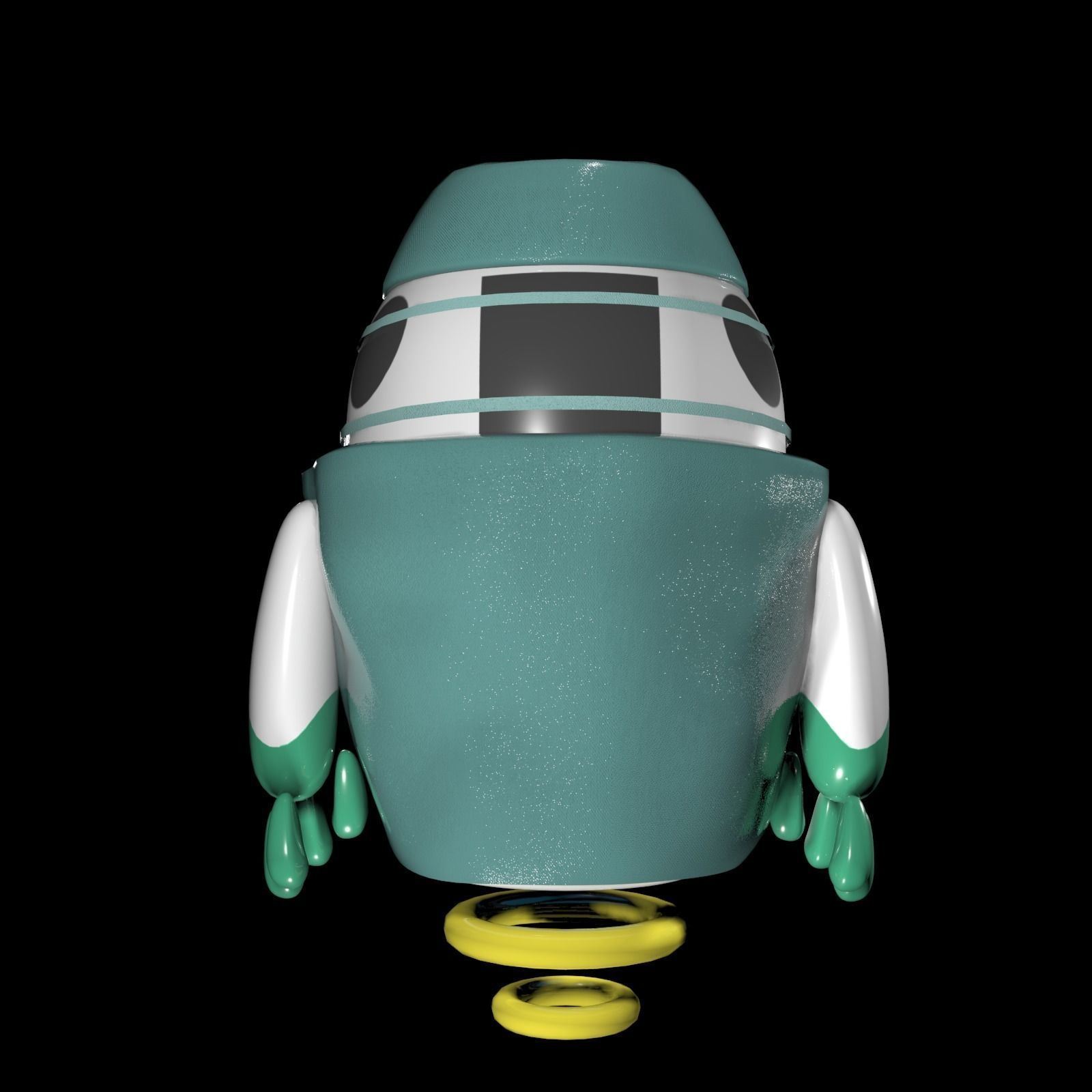 Worker Drone Surgeon Robot 3D model_2