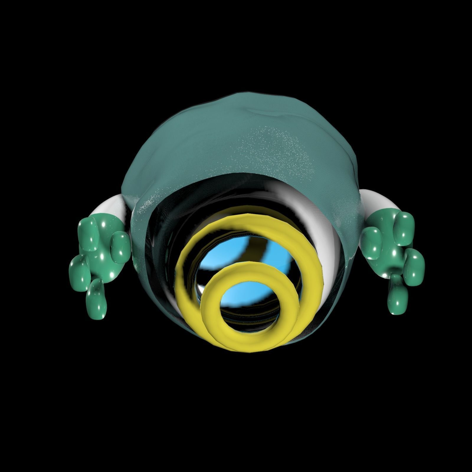 Worker Drone Surgeon Robot 3D model_4