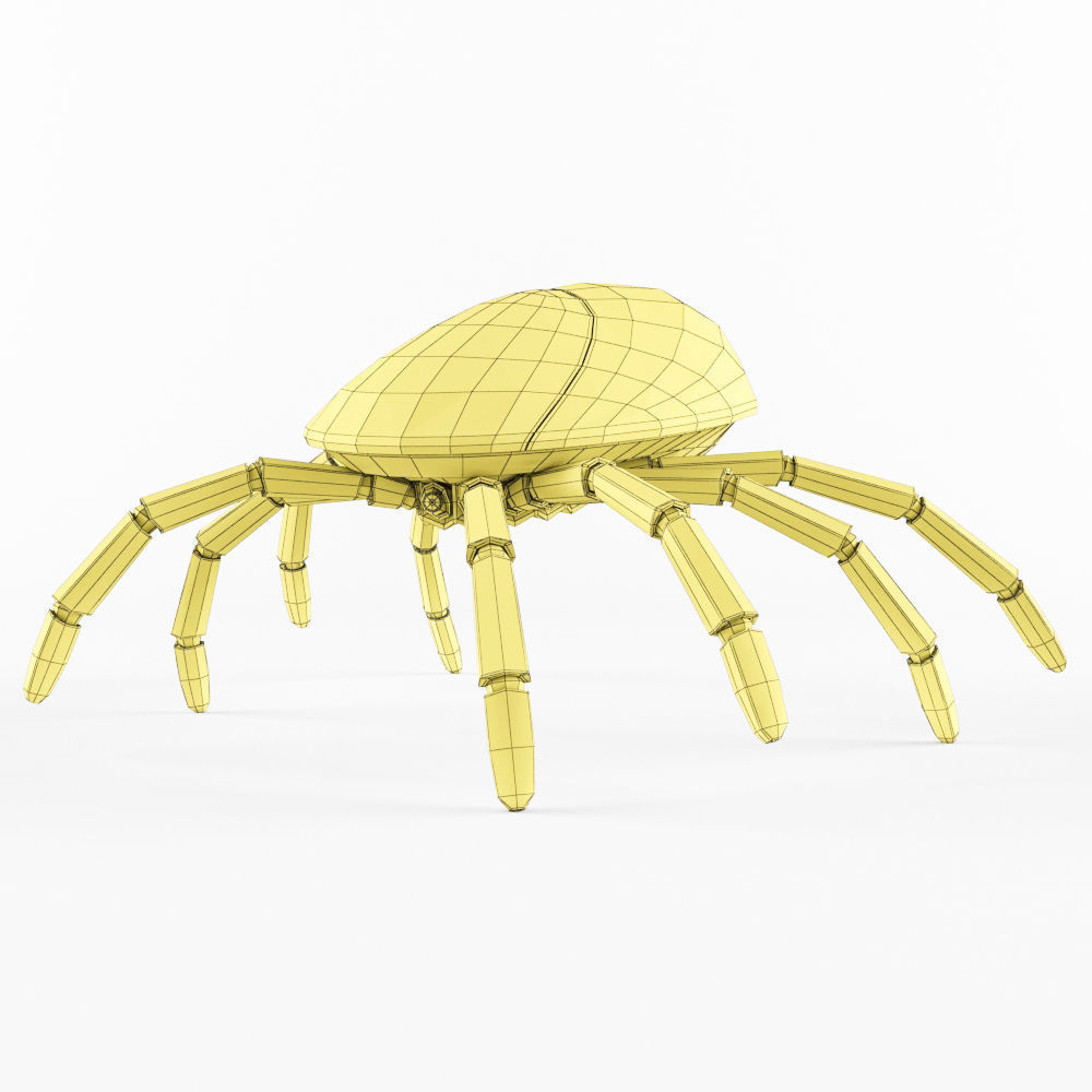 Robot Tick 3D model_4