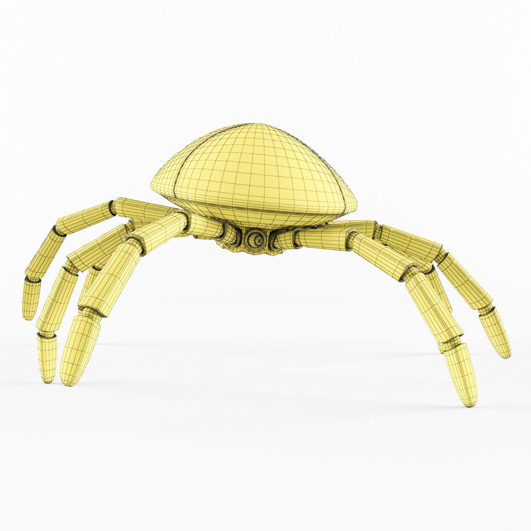 Robot Tick 3D model_6