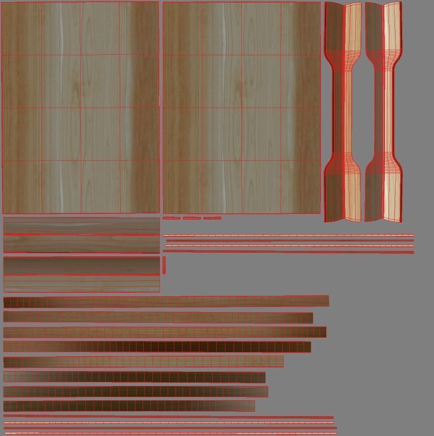 Modern Bed with Tent 3D model_10