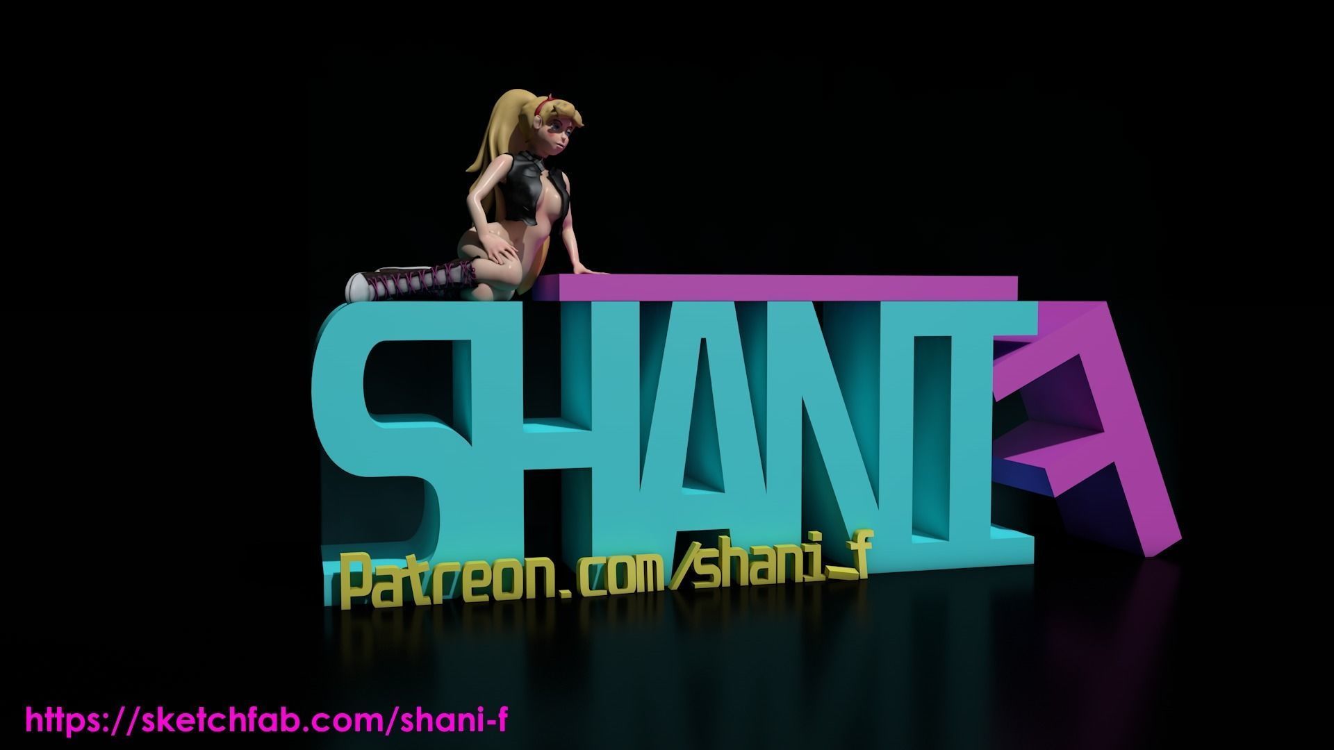 Star Butterfly - Erotic Low-poly 3D model_27