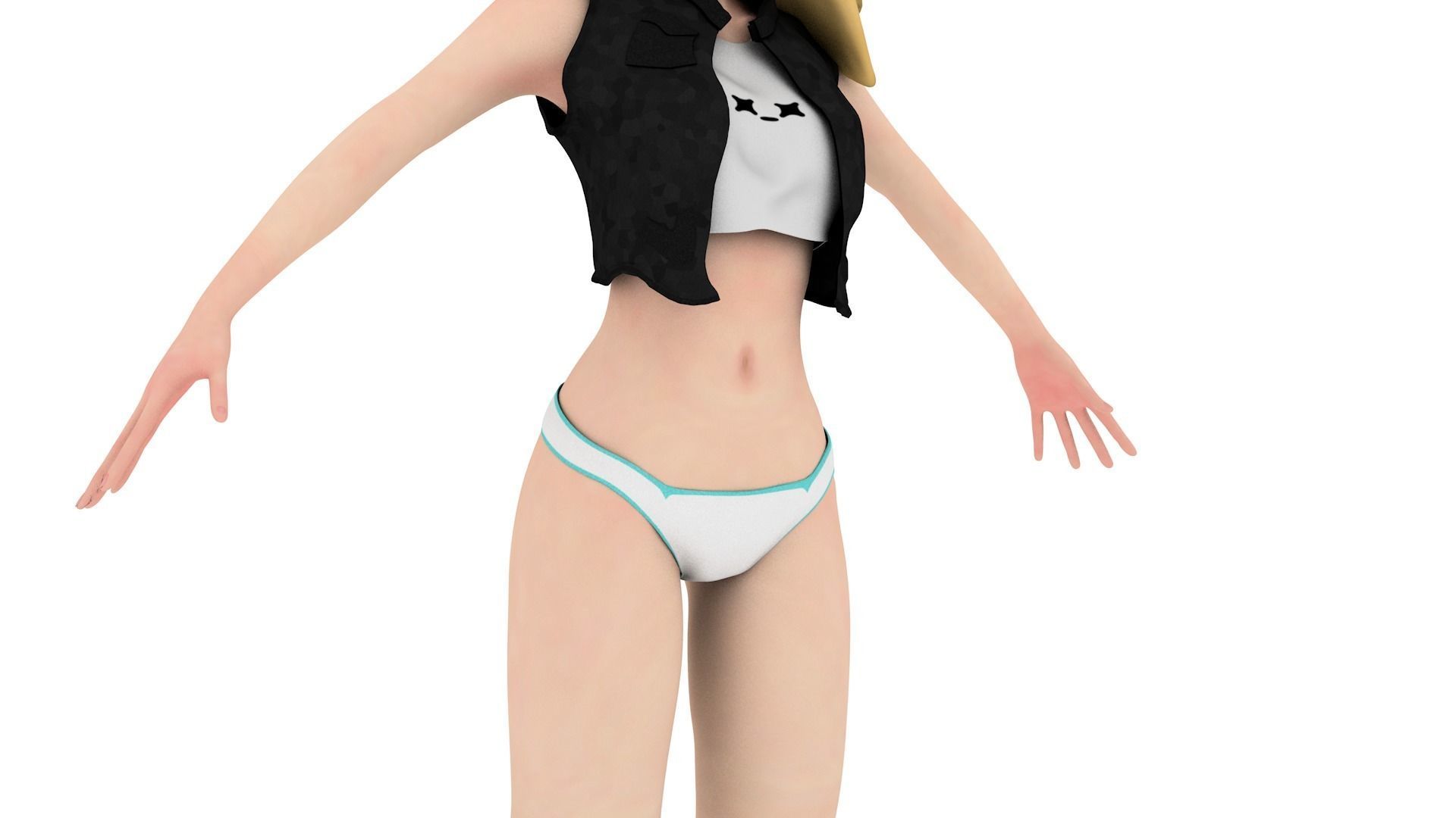 Star Butterfly - Erotic Low-poly 3D model_14