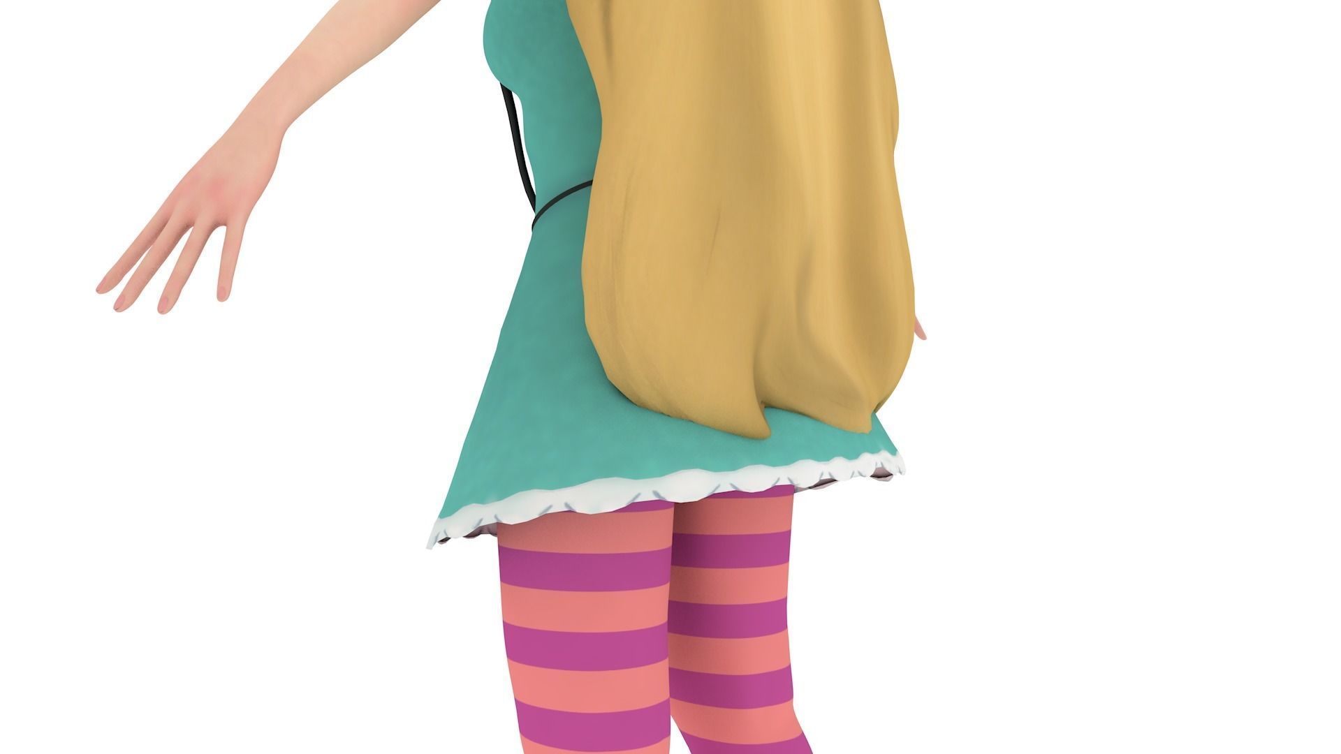 Star Butterfly - Erotic Low-poly 3D model_19