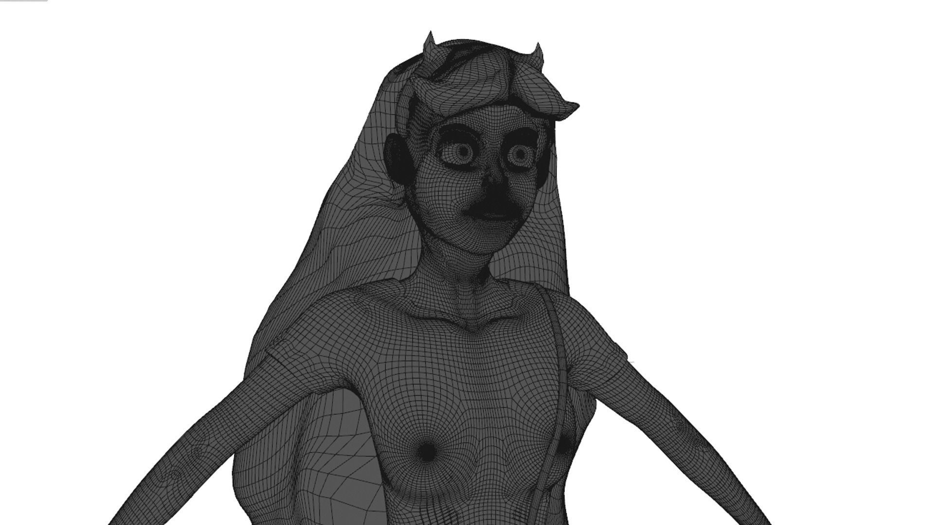 Star Butterfly - Erotic Low-poly 3D model_24