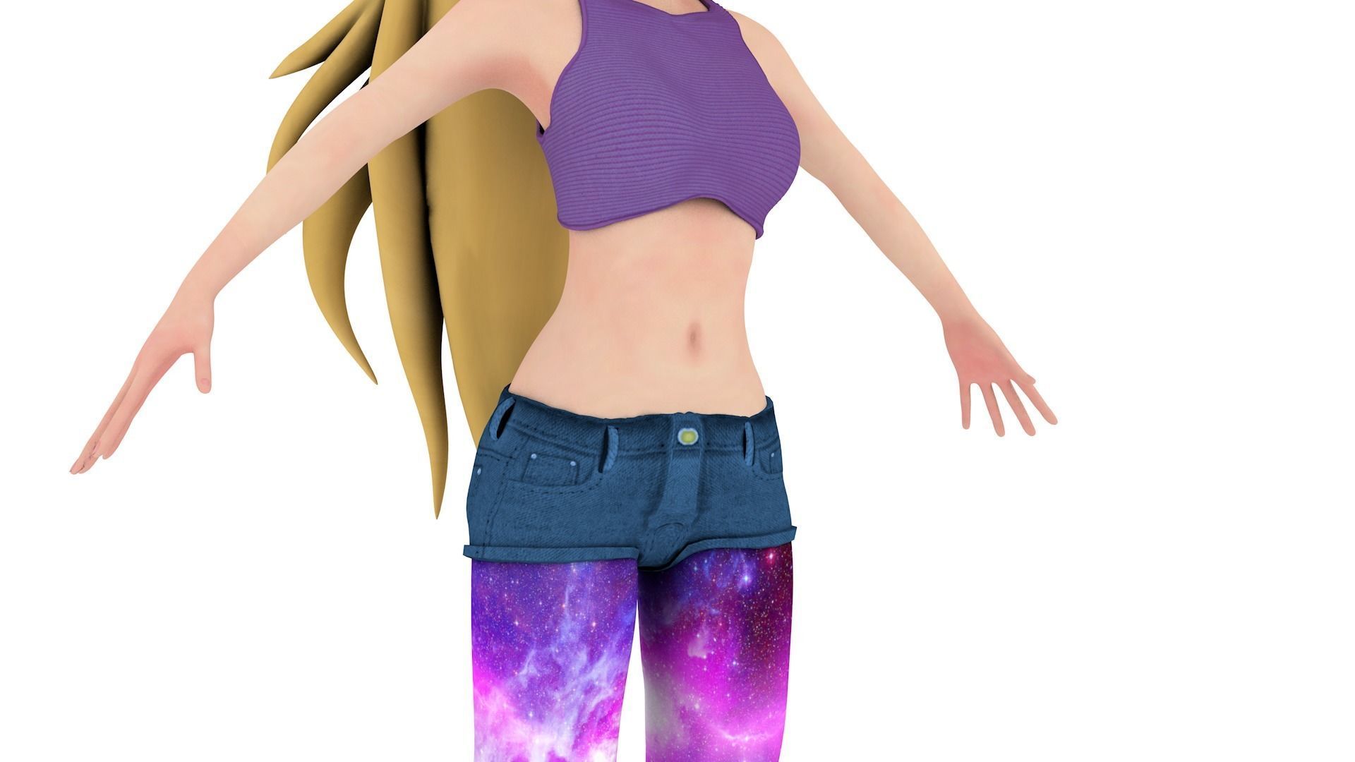 Star Butterfly - Erotic Low-poly 3D model_15