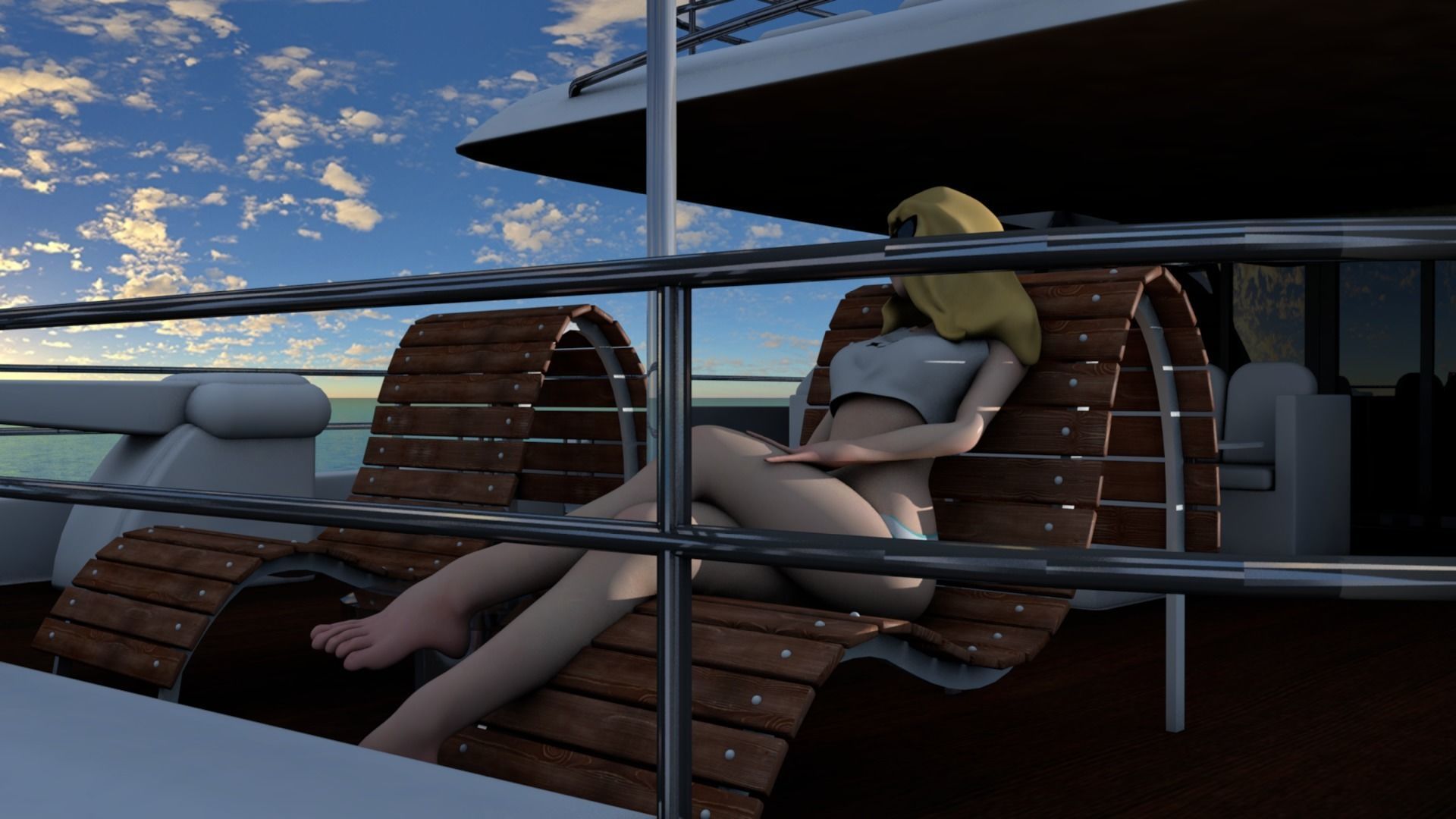 Star Butterfly - Erotic Low-poly 3D model_4