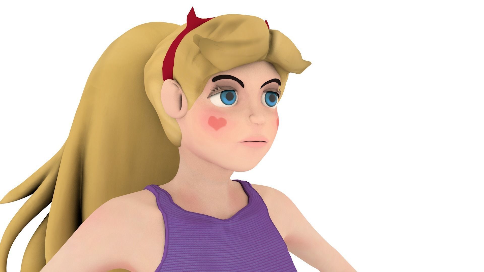 Star Butterfly - Erotic Low-poly 3D model_11