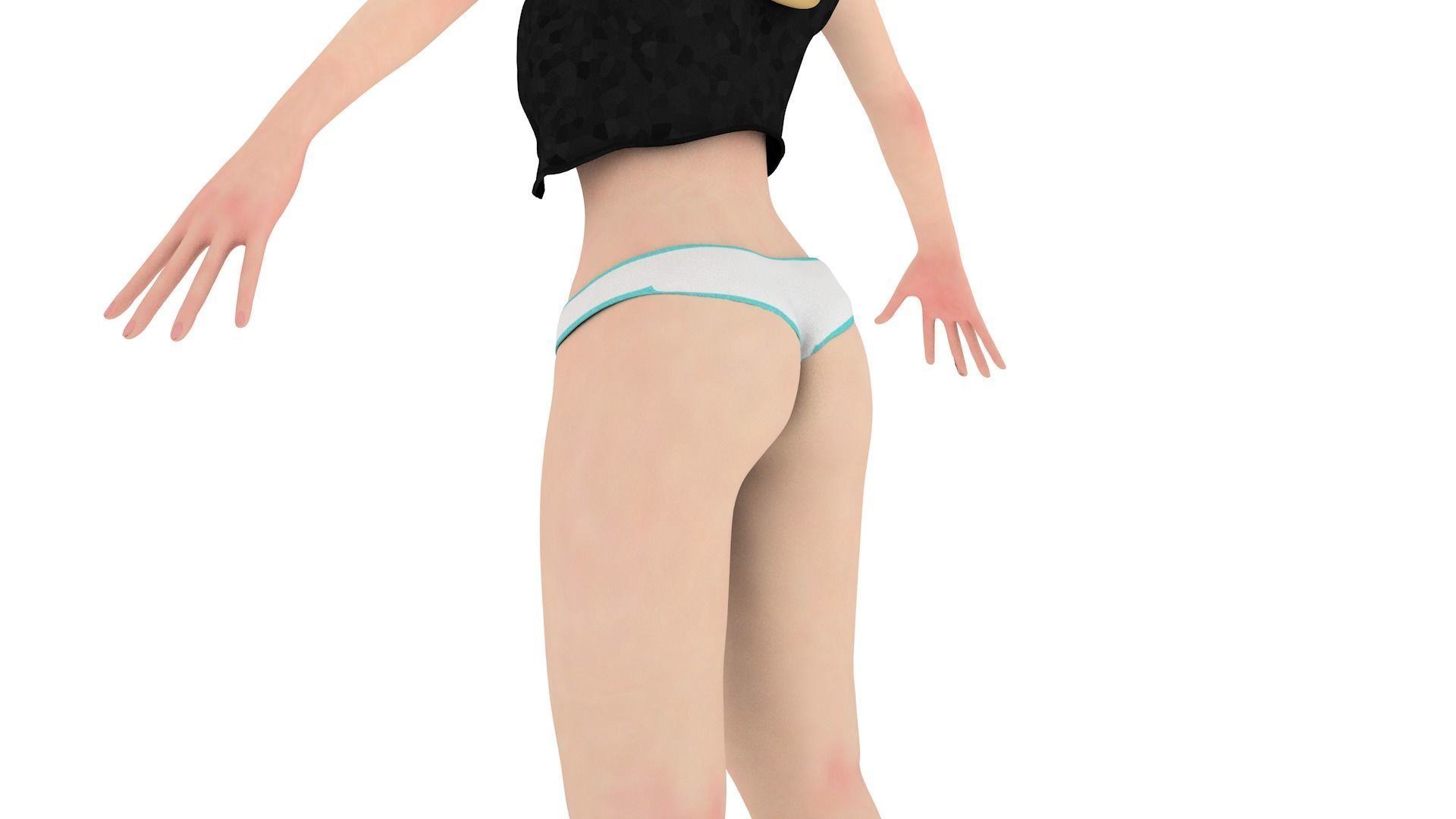 Star Butterfly - Erotic Low-poly 3D model_21