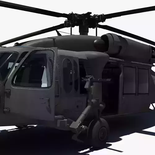Military Blackhawk 3D model