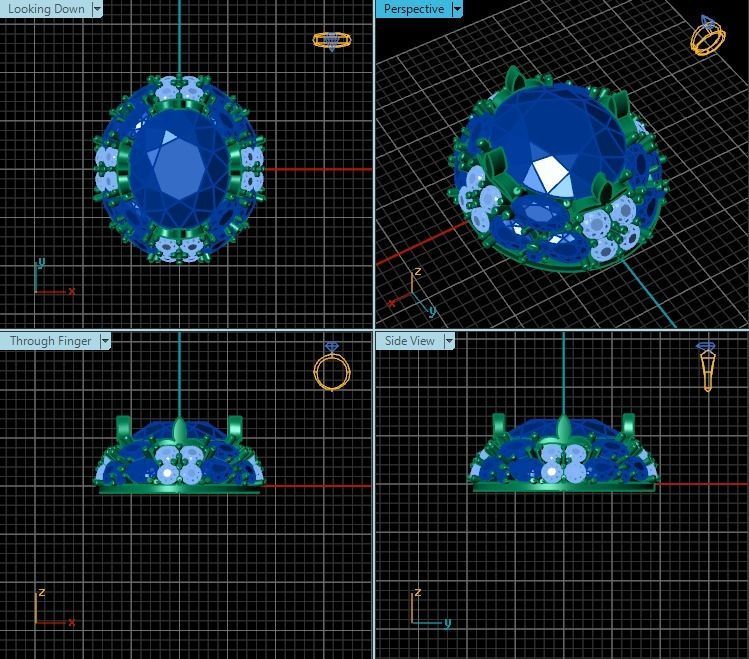 Pendant T01049 3D print model_2