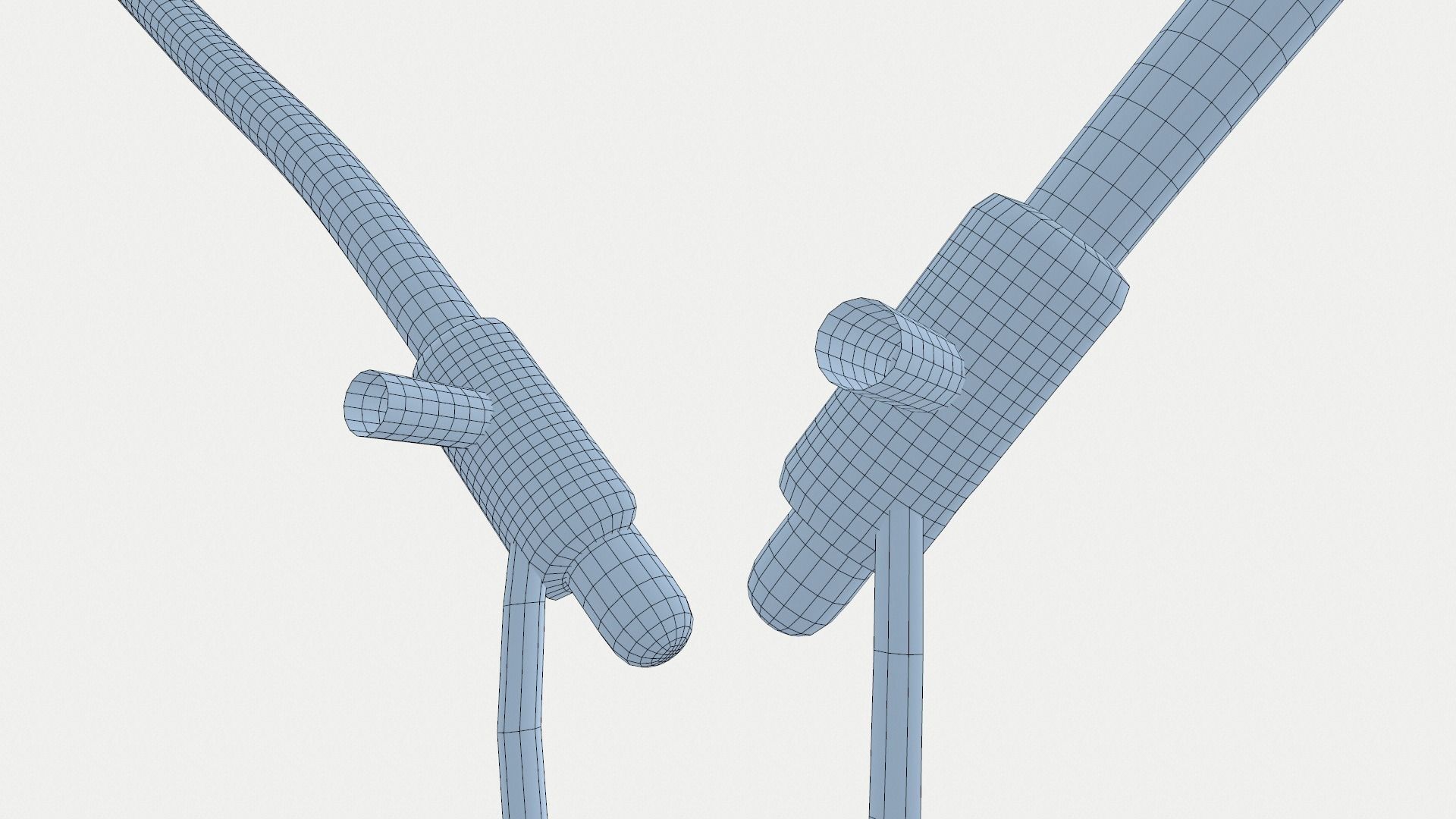 Loves Neon Red Wall Sconce Low-poly 3D model_8