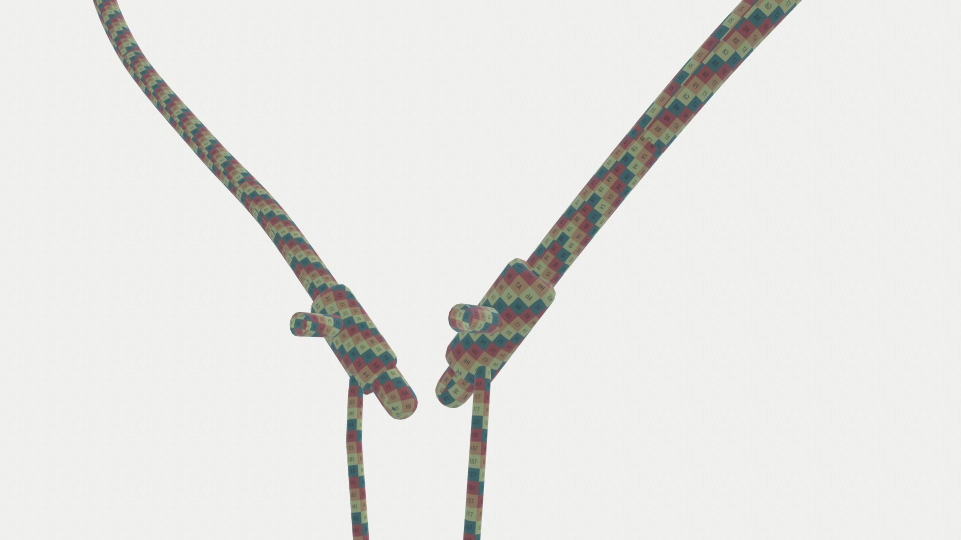 Loves Neon Red Wall Sconce Low-poly 3D model_10