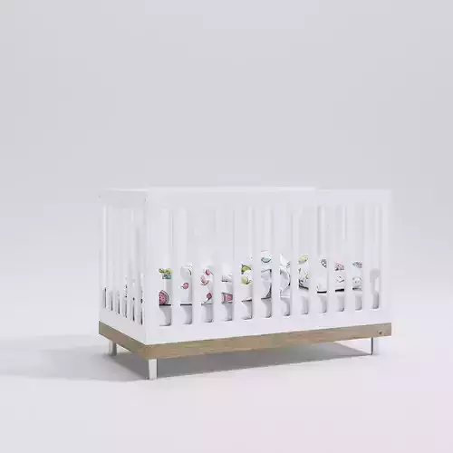 Baby cot 3D model