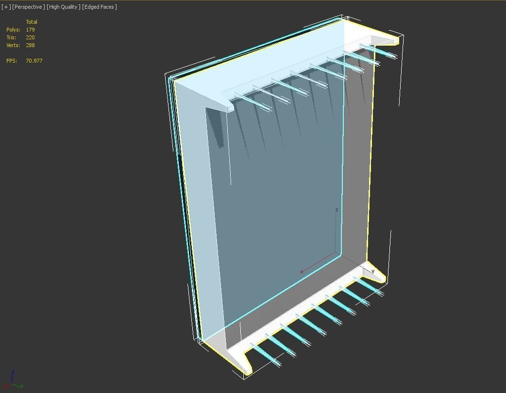 14-Segment Display Model Low-poly 3D model_5