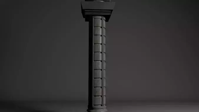 column with shadow Free 3D model column with shadow Free 3D model