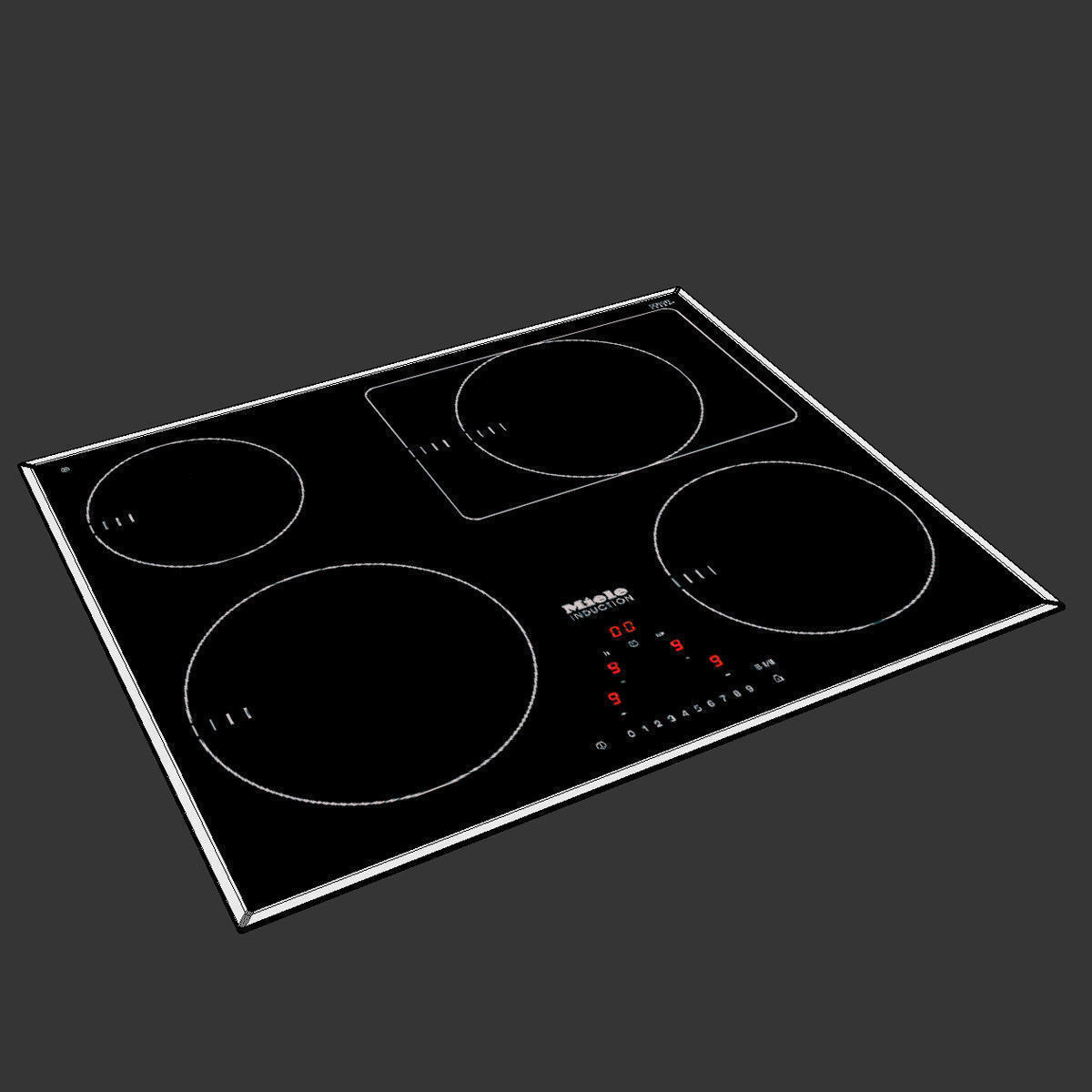 Cooking Electric Panel Miele KM6317 3D model_2
