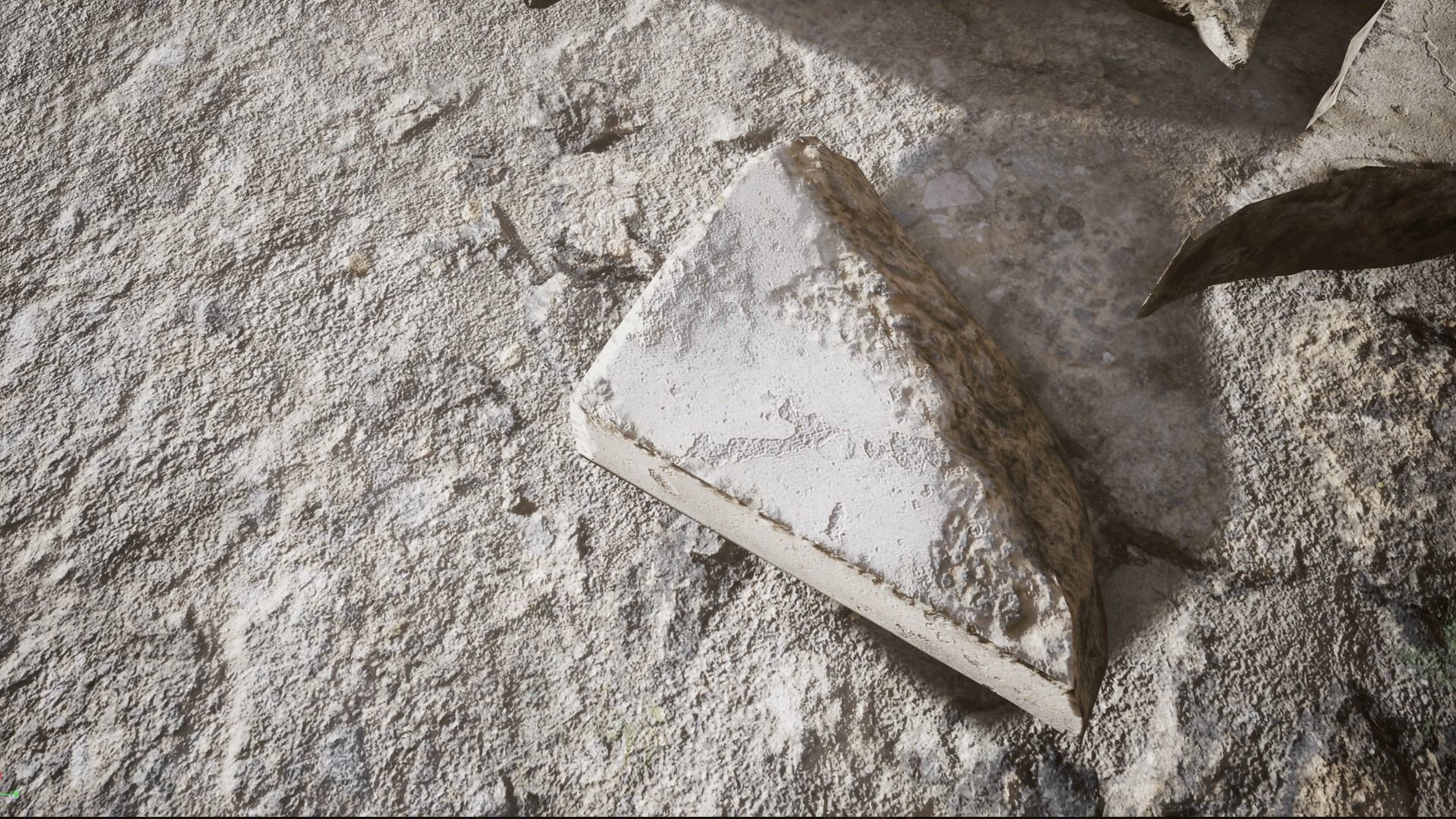 Concrete Rubble pack Game ready Low-poly 3D model_2