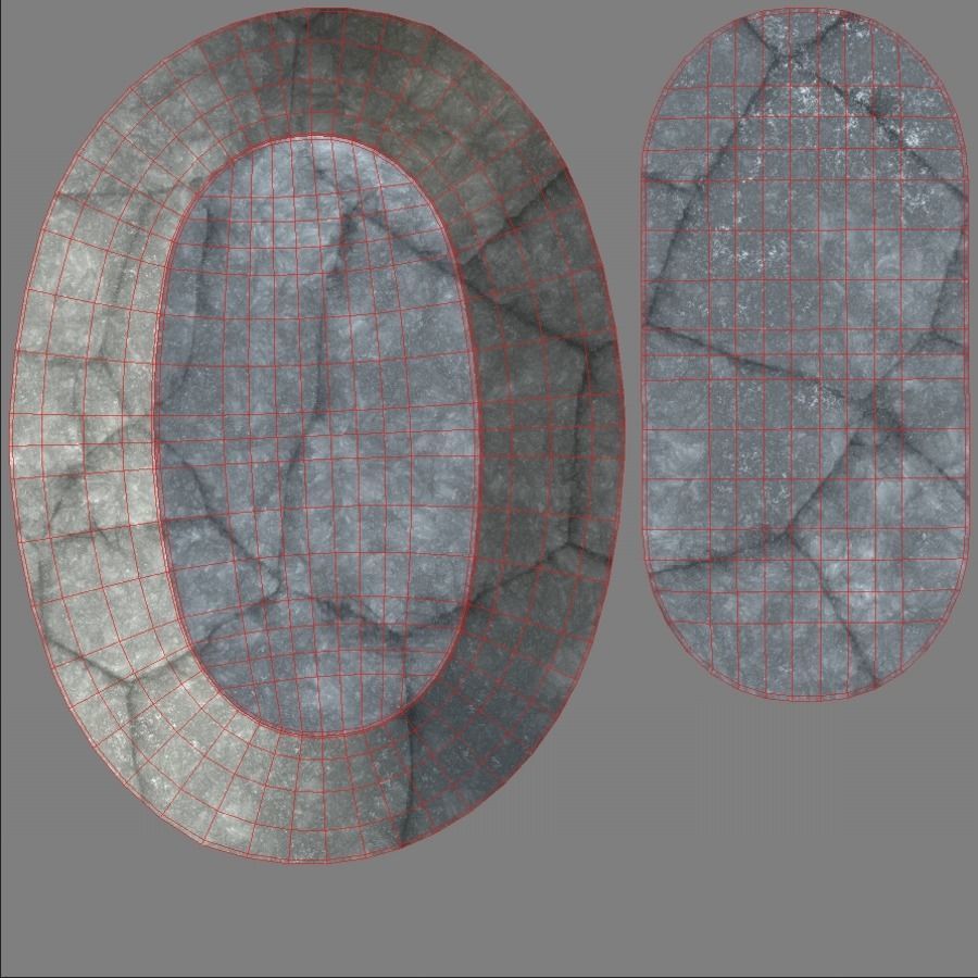 Shiro Floor Lamp Low-poly 3D model_13