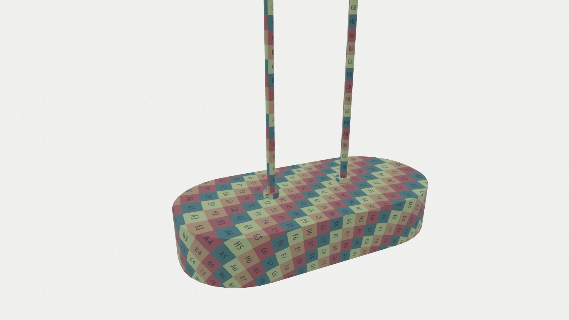 Shiro Floor Lamp Low-poly 3D model_8