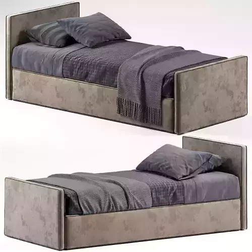 Single Modern Bed 3D model