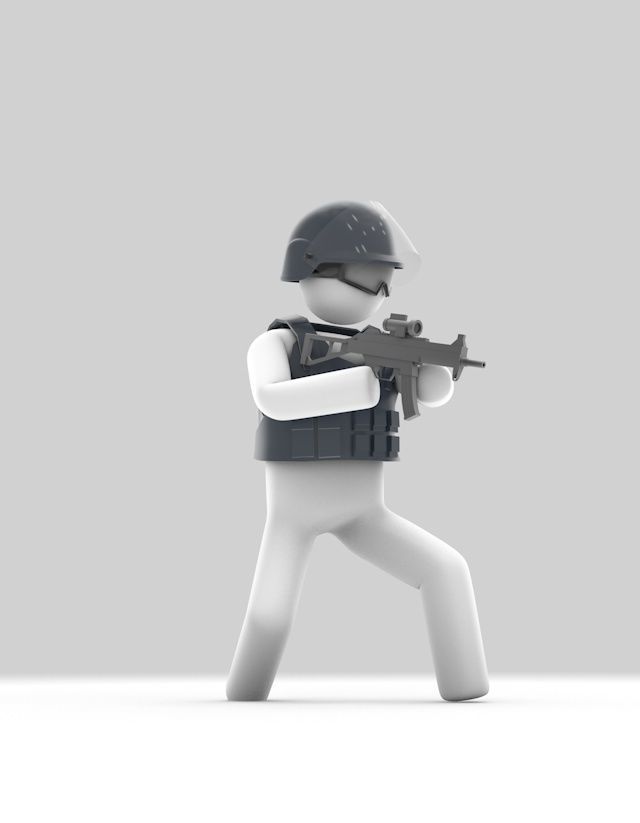 Stickman 11 pack -Rigged 3D model_29