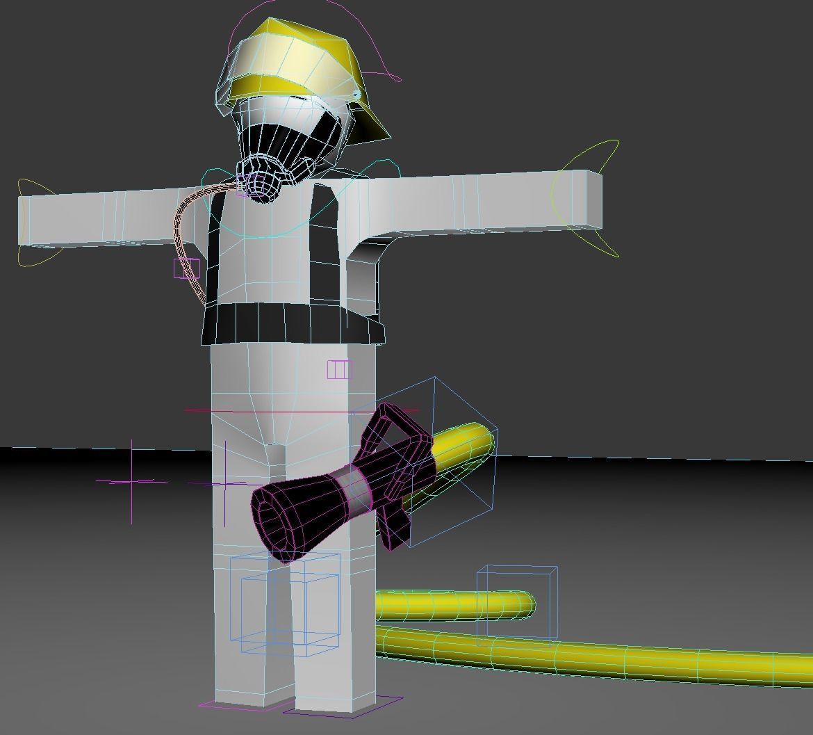 Stickman 11 pack -Rigged 3D model_20