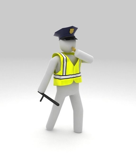 Stickman 11 pack -Rigged 3D model_13