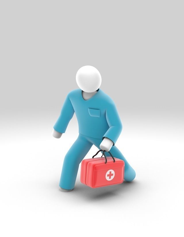 Stickman 11 pack -Rigged 3D model_26