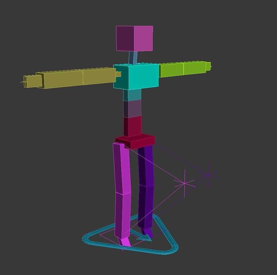 Stickman 11 pack -Rigged 3D model_3
