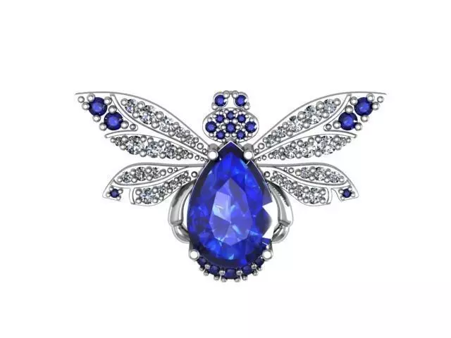 Brooch Beetle 3D print model_0