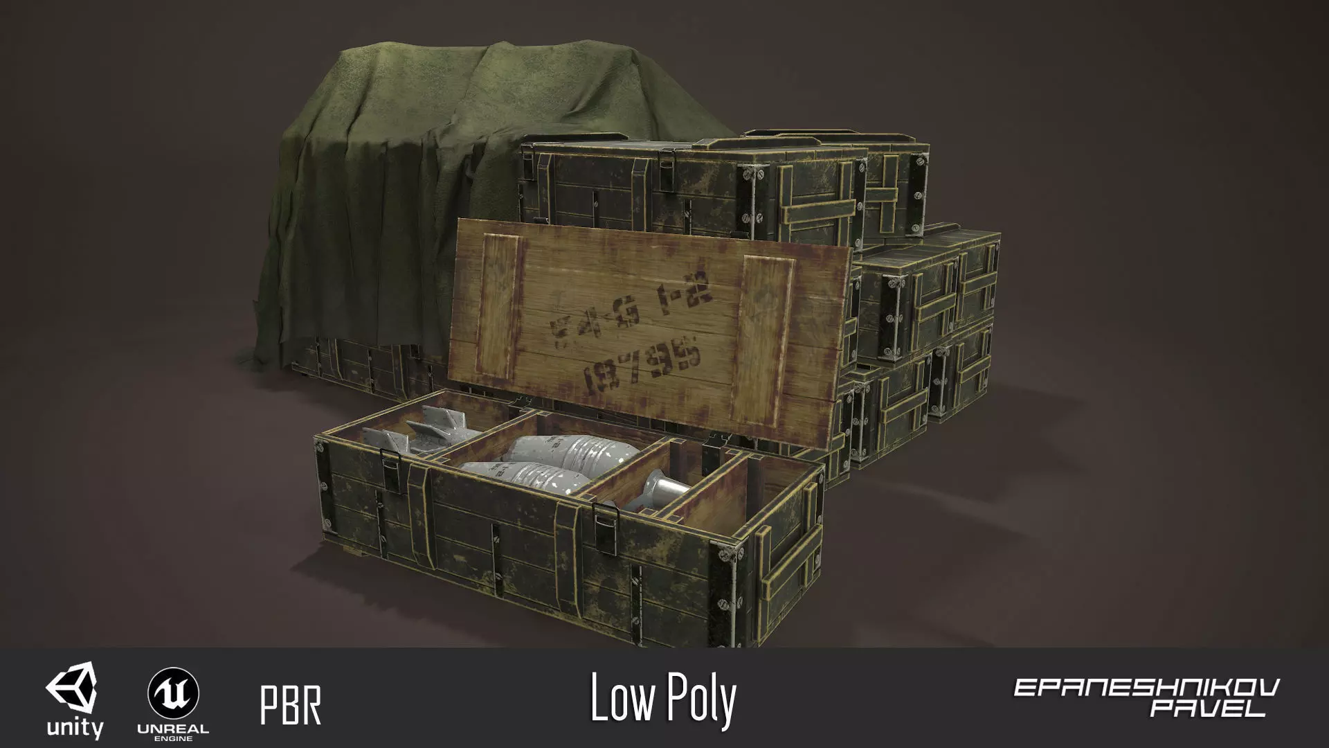 3D model Armor Boxes VR / AR / low-poly | CGTrader