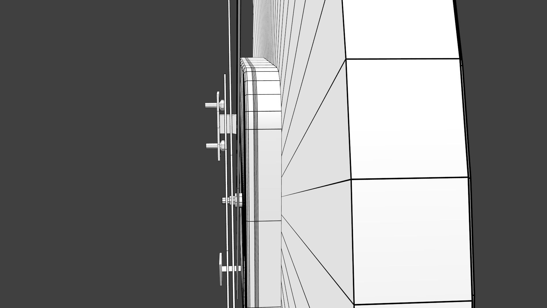 DartClock dart board 3D model_10