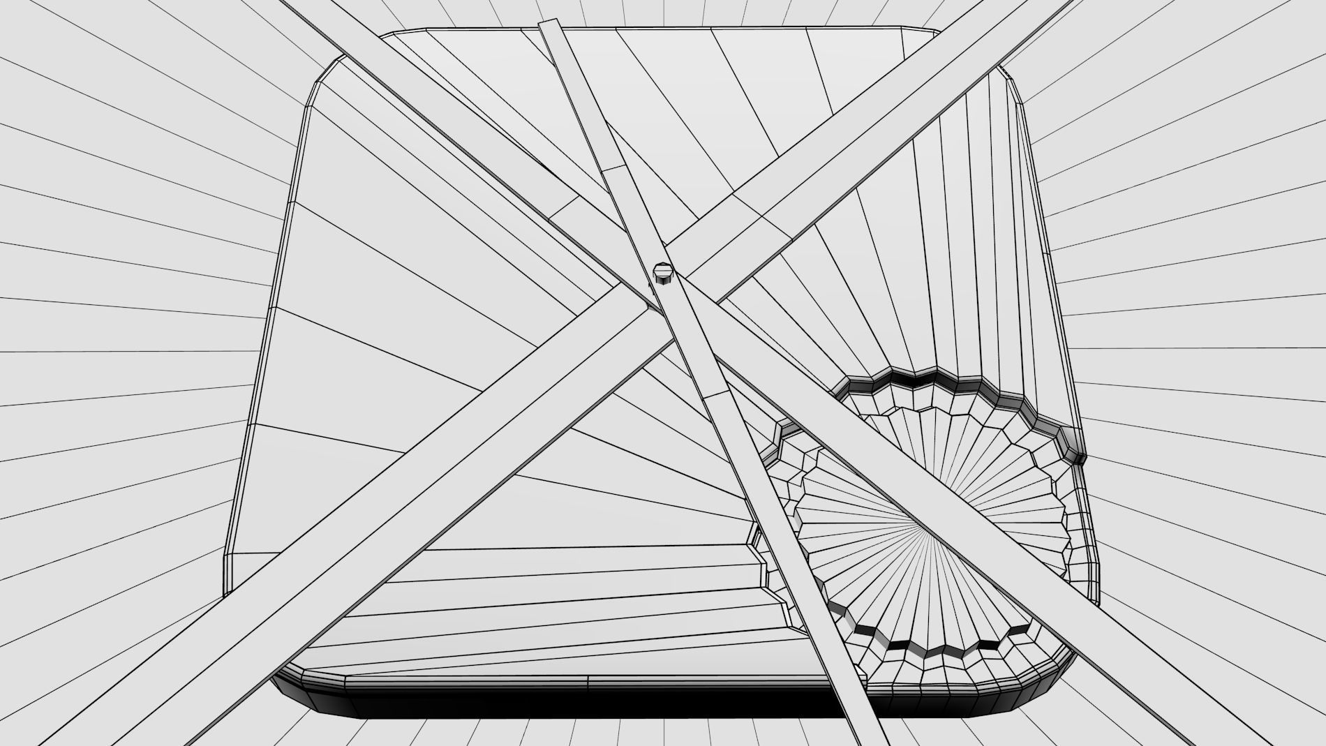 DartClock dart board 3D model_8