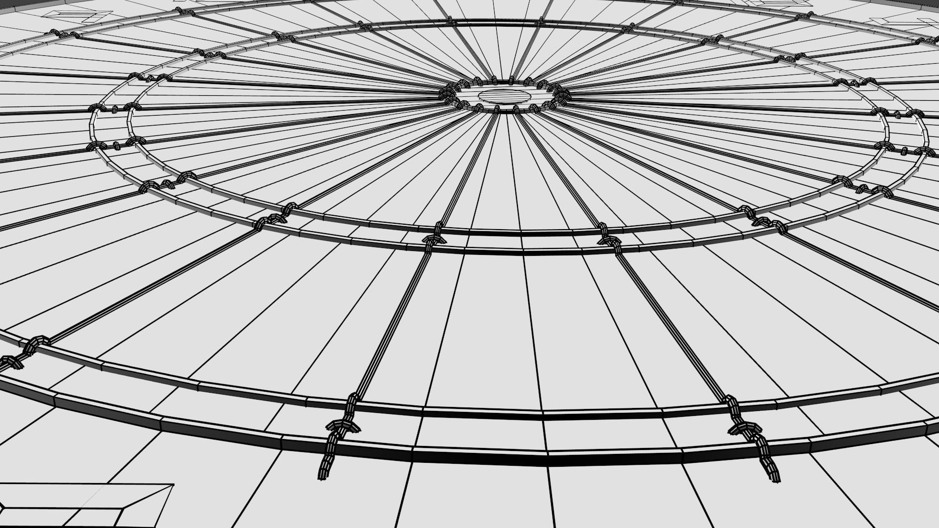 DartClock dart board 3D model_7