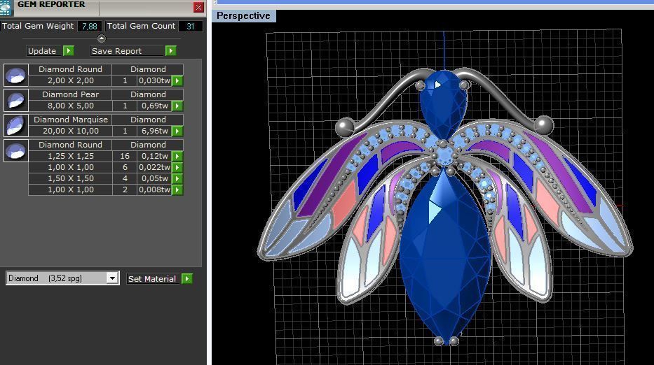 Brooch Beetle 3D print model_1