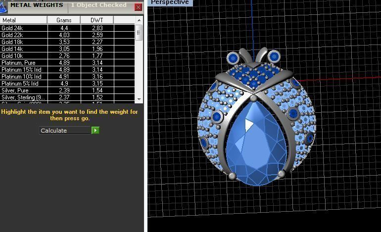 Brooch Ladybug 3D print model_3