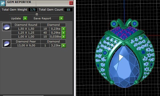Brooch Ladybug 3D print model_1