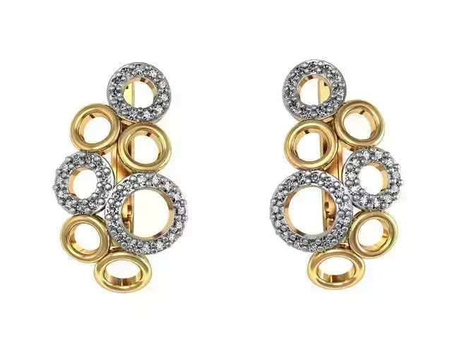 Earrings Bubbles from set