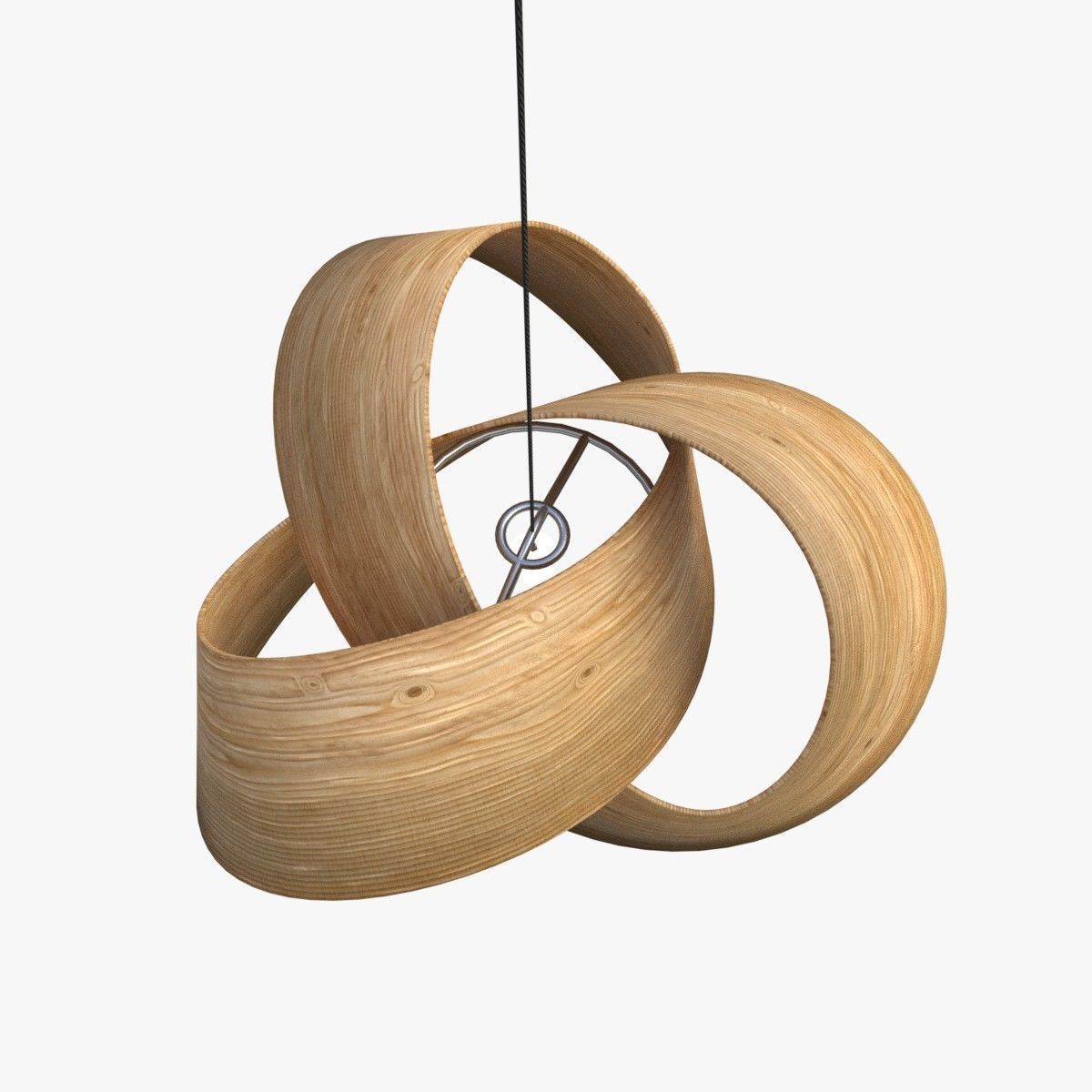 Torus Knot Light Free low-poly 3D model_4