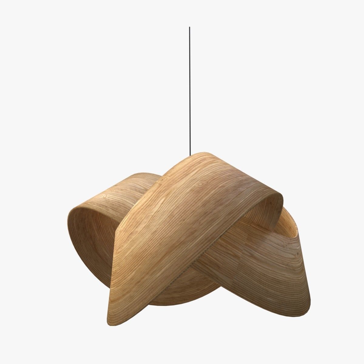 Torus Knot Light Free low-poly 3D model_1