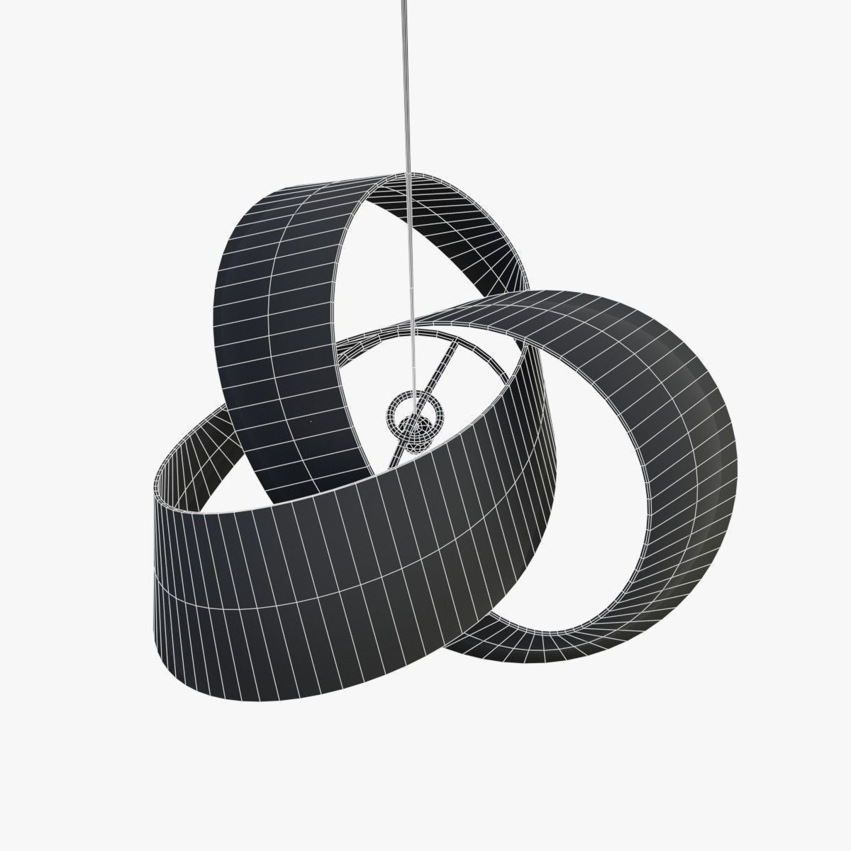 Torus Knot Light Free low-poly 3D model_10