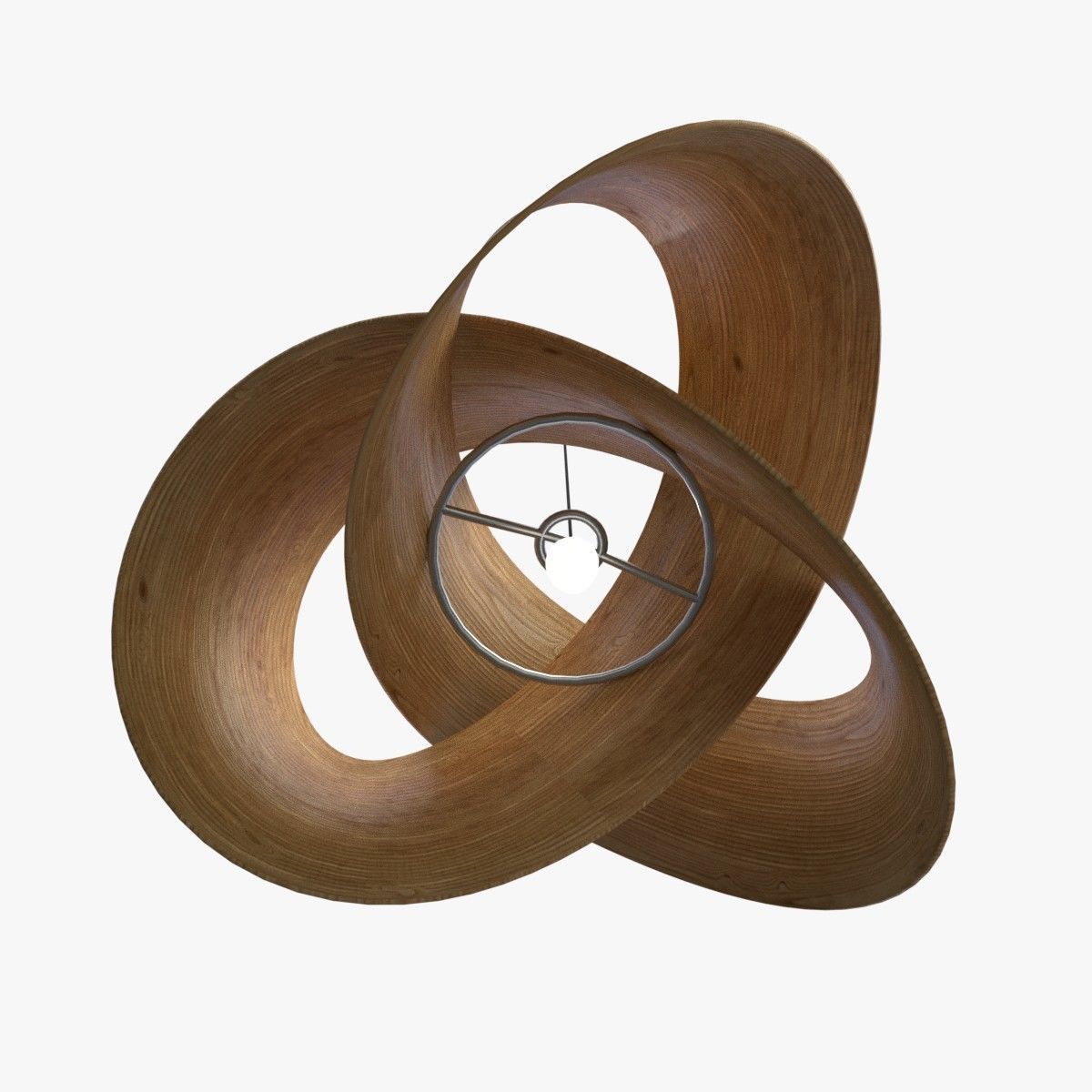 Torus Knot Light Free low-poly 3D model_5