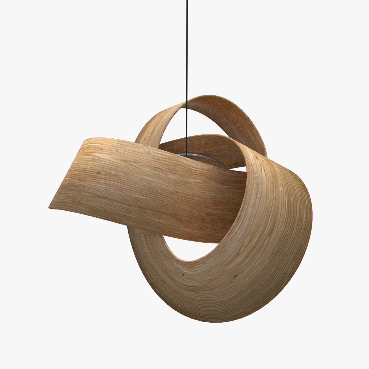 Torus Knot Light Free low-poly 3D model_3