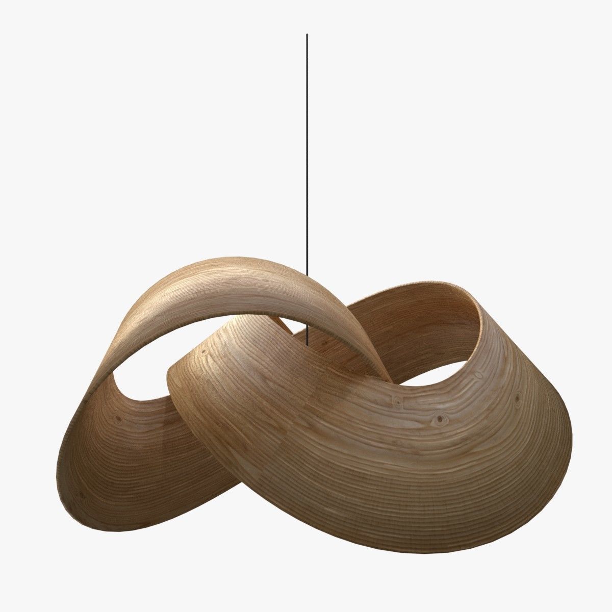 Torus Knot Light Free low-poly 3D model_2