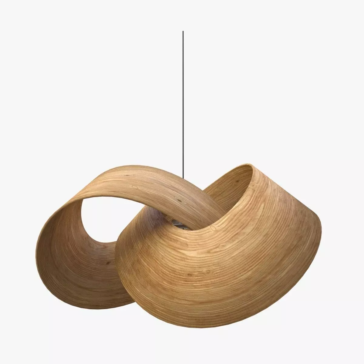 Torus Knot Light Free low-poly 3D model_0