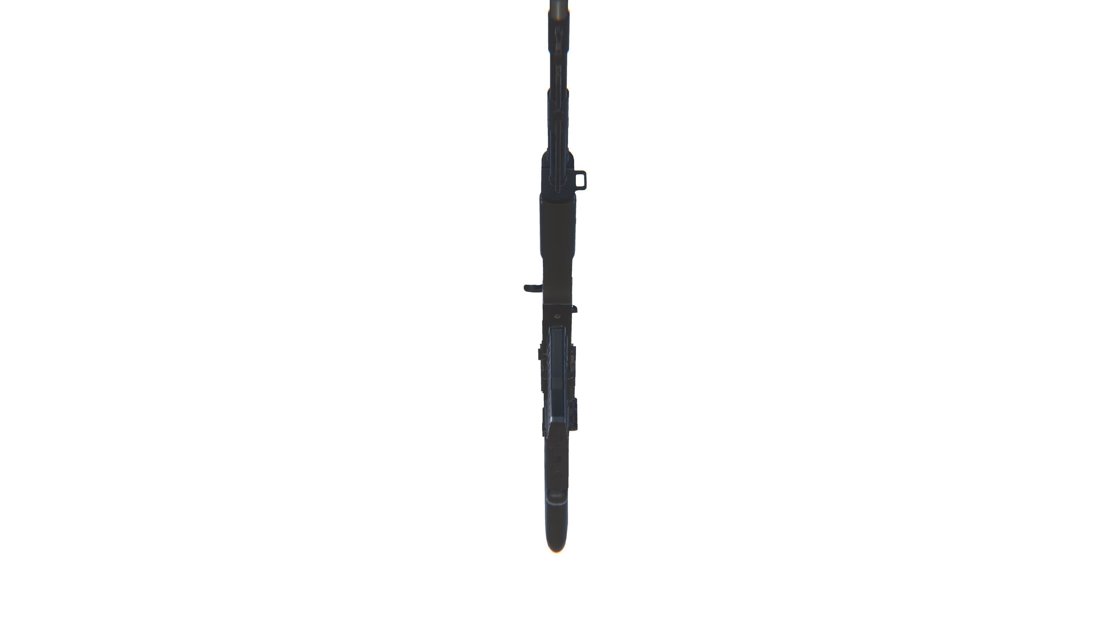 Assault Rifle AK-74M Low-poly 3D model_17