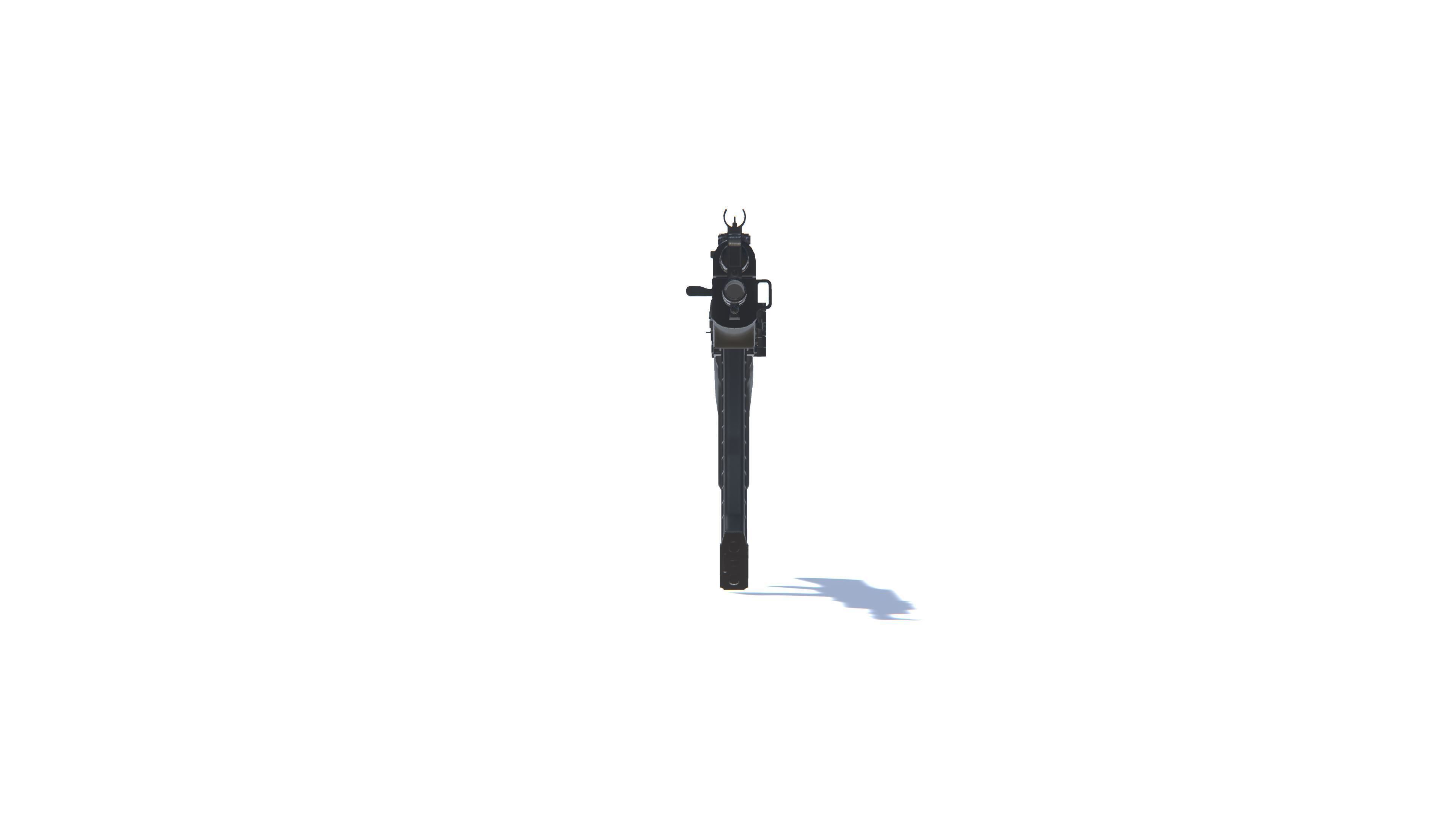 Assault Rifle AK-74M Low-poly 3D model_18