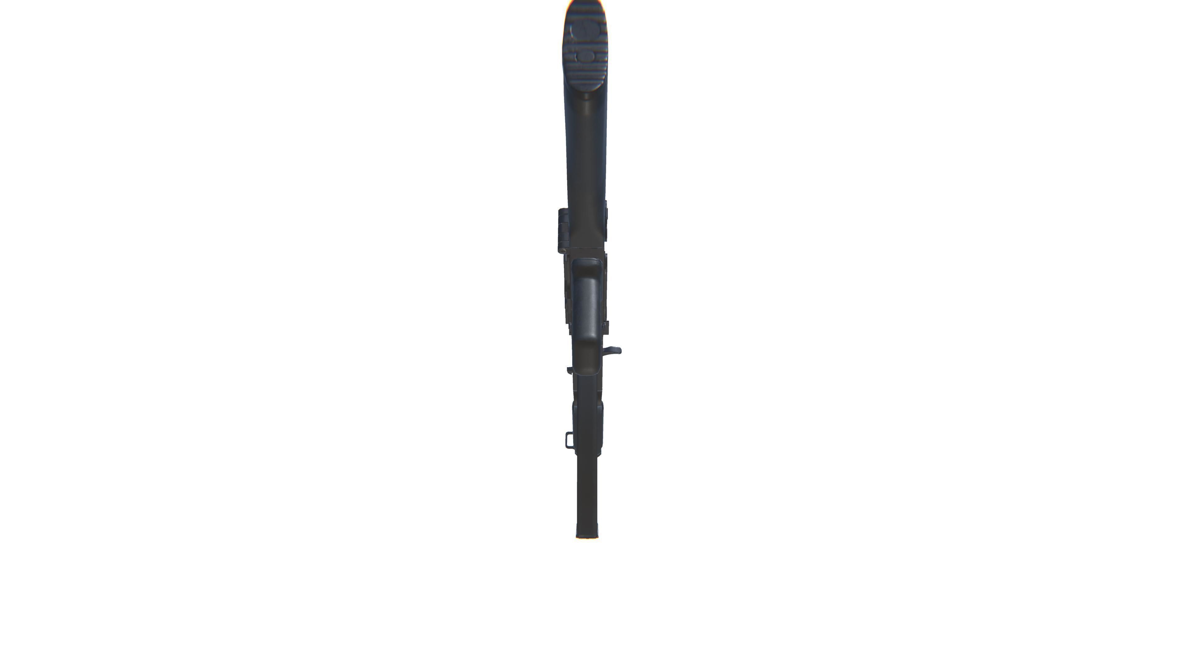 Assault Rifle AK-74M Low-poly 3D model_13