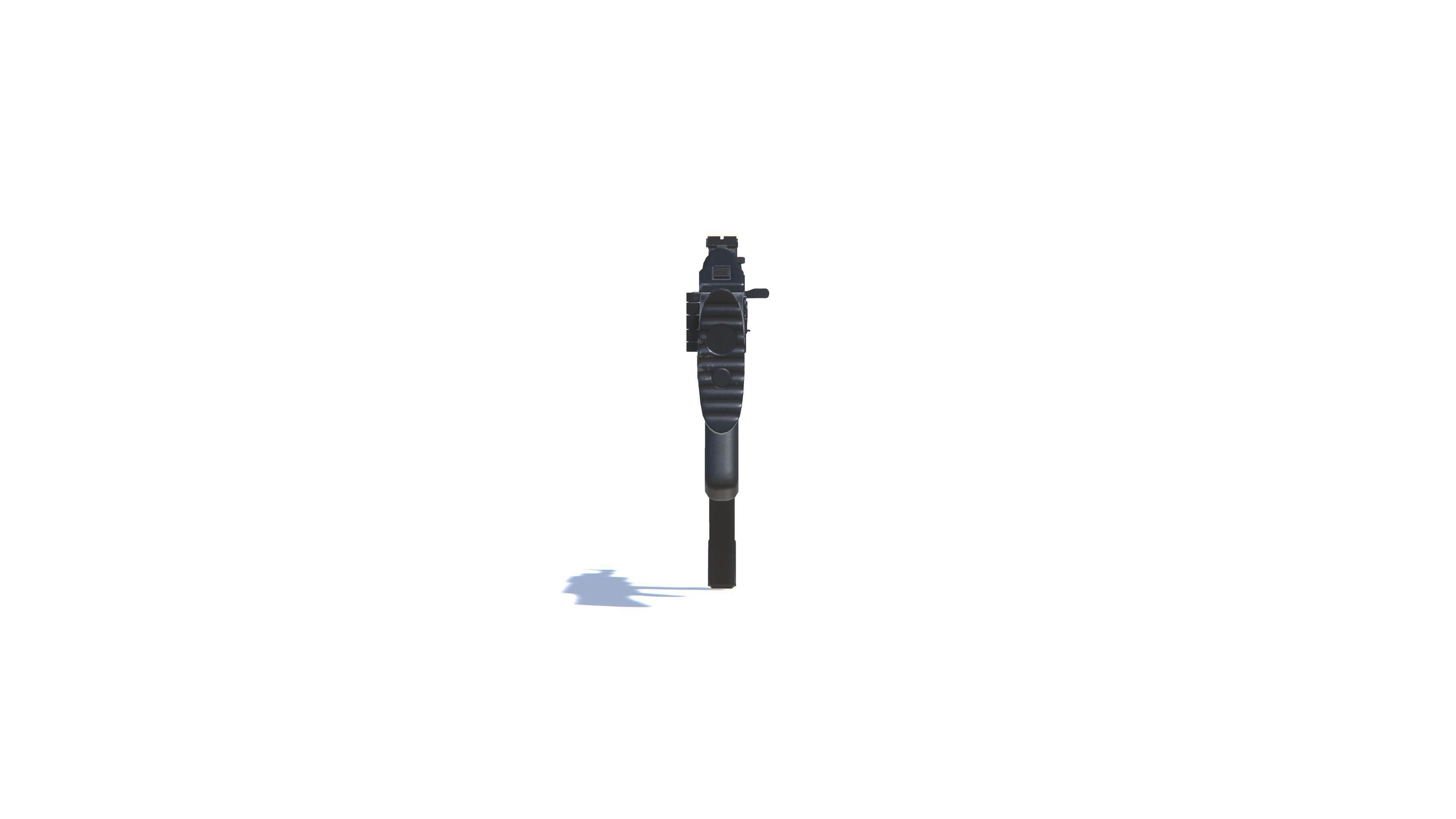 Assault Rifle AK-74M Low-poly 3D model_20